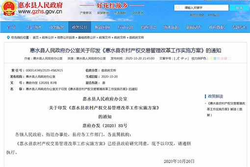 惠水县农村产权交易管理改革工作实施方案-摄图网