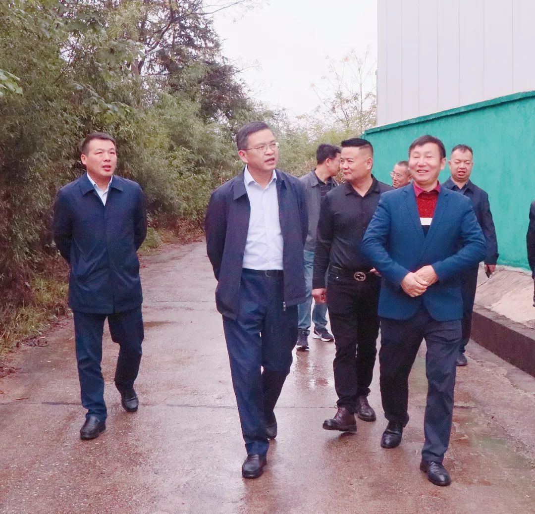 陈爱民到湘潭县锦石乡,花石镇调研乡村振兴工作