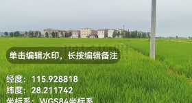丰城市筱塘乡庙前村委会水田