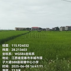 丰城市筱塘乡庙前村委会水田