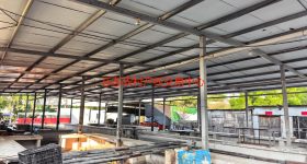 乐东黎族自治县九所镇龙栖湾社区居委会老市场420m²铁棚场地出租