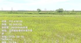 丰城市拖船镇丽城村委会水田